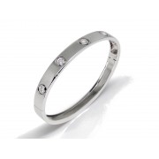 14KW HINGED BANGLE W/ DIA