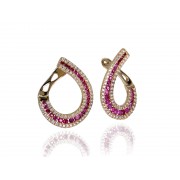 14KR TWISTED HOOPS W/ PKRU & DIA