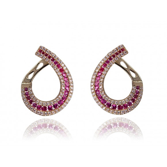 14KR TWISTED HOOPS W/ PKRU & DIA