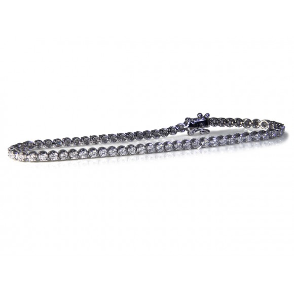 14KW TENNIS BRACELET W/ 1.8CT DIA