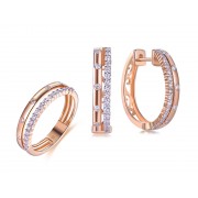14KR TWO ROWS SET W/ DIA