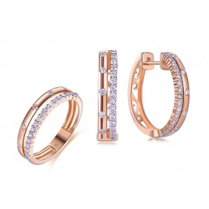 14KR TWO ROWS SET W/...