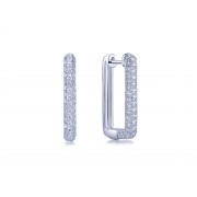 14KW 20MM RECTANGLAR HOOPS W/ DIA