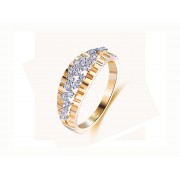 14KY DIAMOND VEIN BAND RING