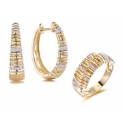 14KY PUFF ROW SET W/ DIA