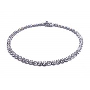14KW TENNIS BRACELET W/ 2.8CT DIA