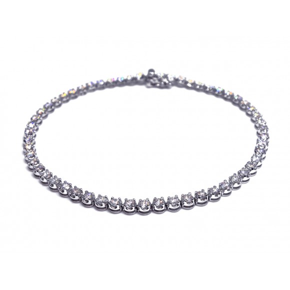 14KW TENNIS BRACELET W/ 2.8CT DIA