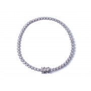 14KW TENNIS BRACELET W/ 2.8CT DIA