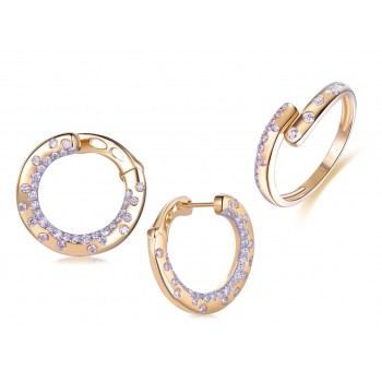 14KY SCATTERED BEZEL...